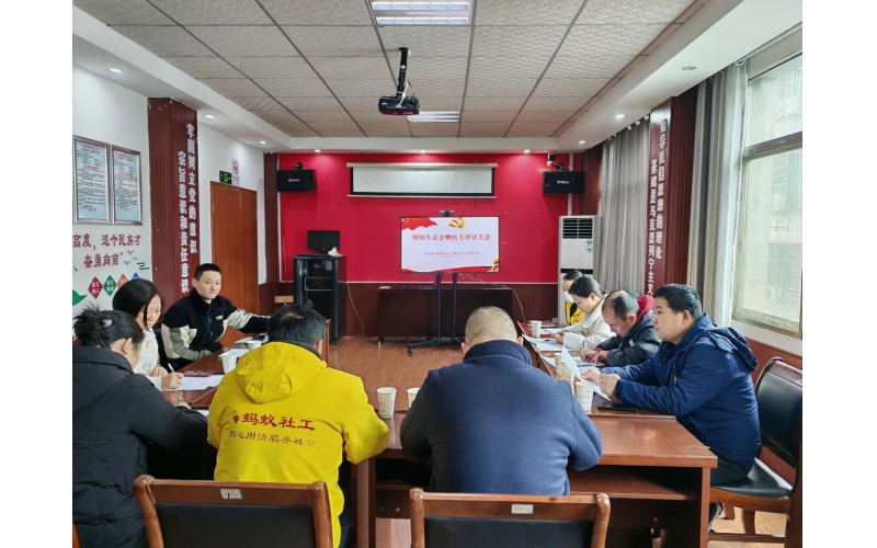 我机构党支部召开组织生活会