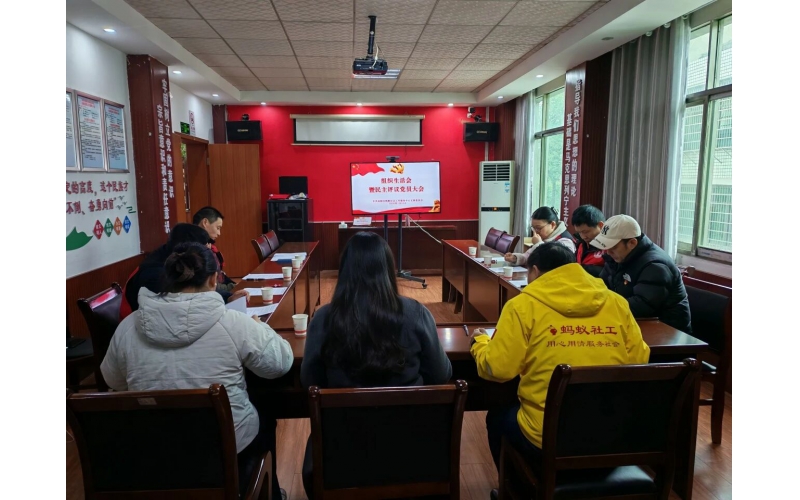 党建引领-组织生活会暨民主评议党员大会顺利召开